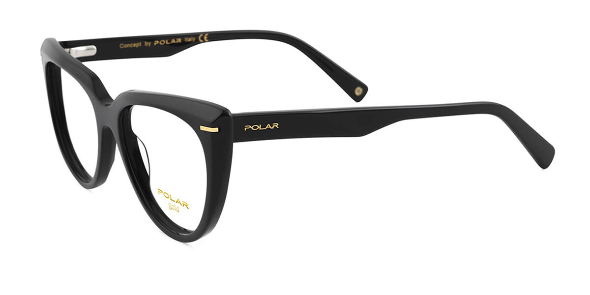 Image of Polar GOLD 47 77 Óculos de Grau Pretos Feminino BRLPT