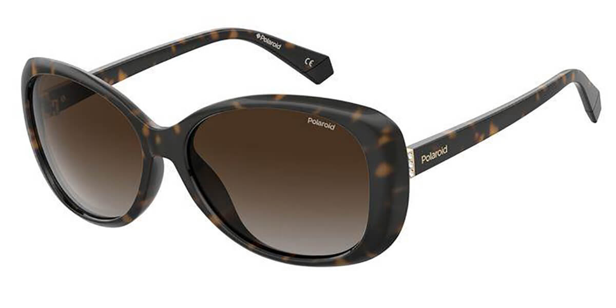 Image of Polaroid PLD 4097/S 086/LA Óculos de Sol Tortoiseshell Feminino PRT