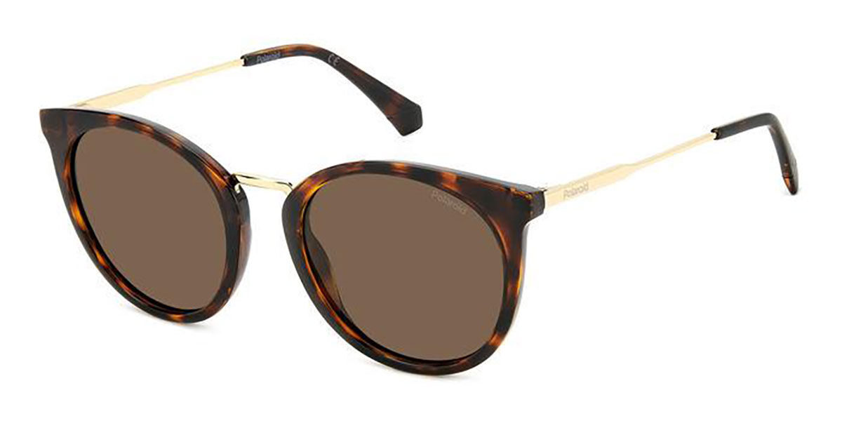 Image of Polaroid PLD 4146/S/X 086/SP Óculos de Sol Tortoiseshell Feminino PRT