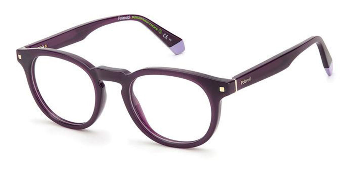 Image of Polaroid PLD D435 B3V Óculos de Grau Purple Feminino BRLPT