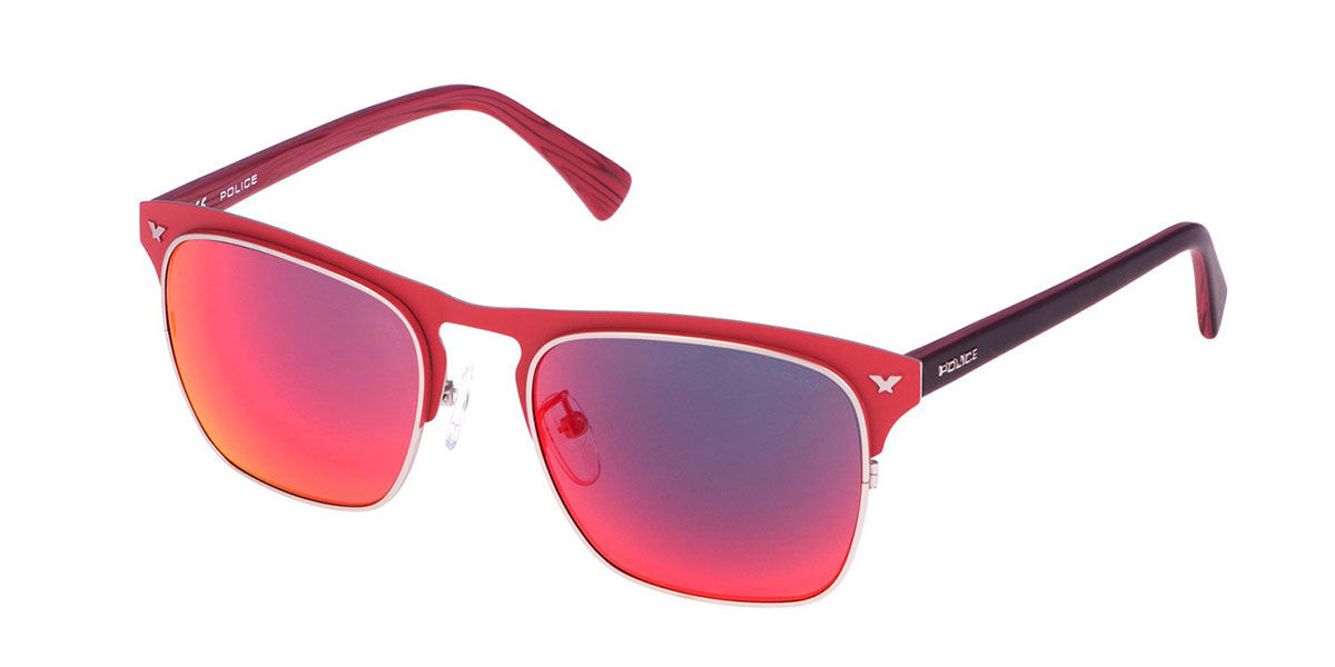 Image of Police S8949M Q05R Gafas de Sol para Hombre Rojas ESP