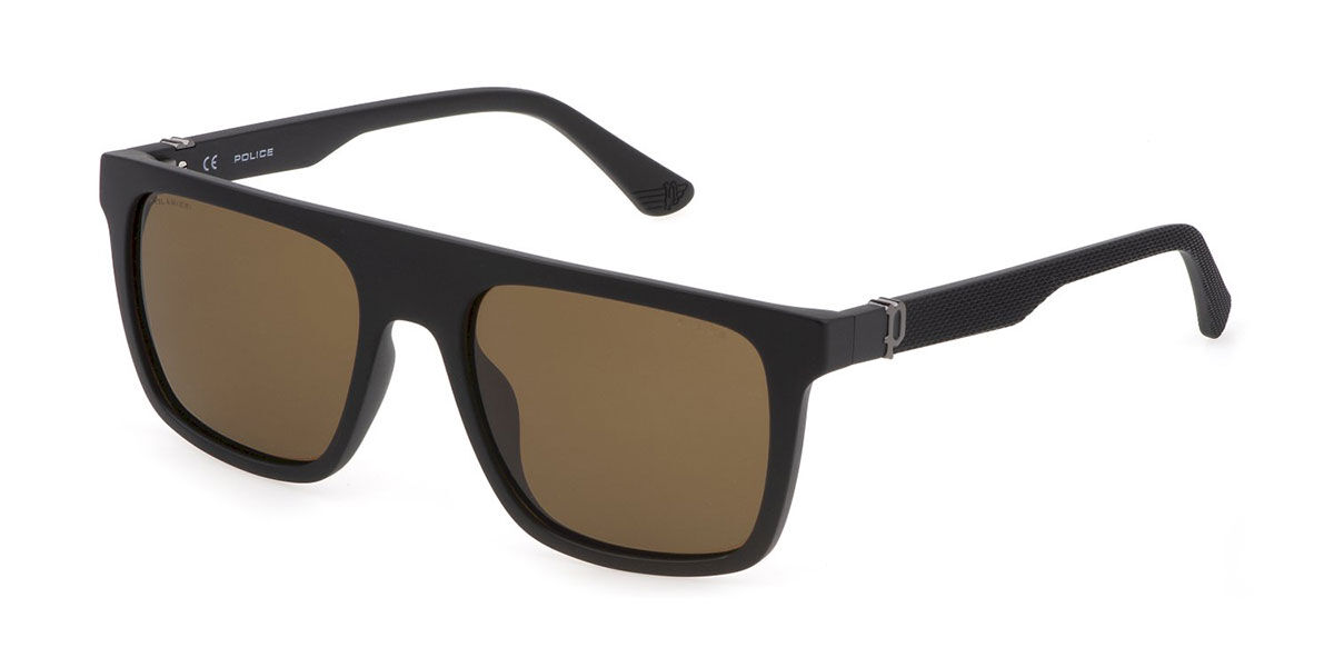 Image of Police SPLF61 Polarized U28P Óculos de Sol Pretos Masculino PRT