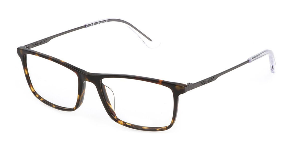 Image of Police VPLD08 0752 Óculos de Grau Tortoiseshell Masculino BRLPT