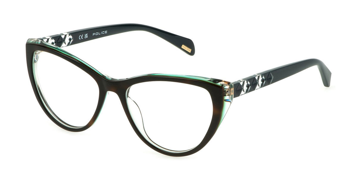 Image of Police VPLL31 HEDRON 3 07NV Óculos de Grau Tortoiseshell Feminino BRLPT