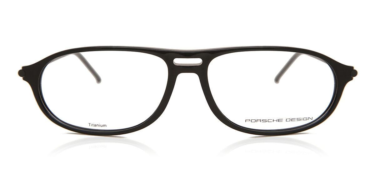 Image of Porsche Design P8138 C 58 Svarta Glasögon (Endast Båge) Män SEK