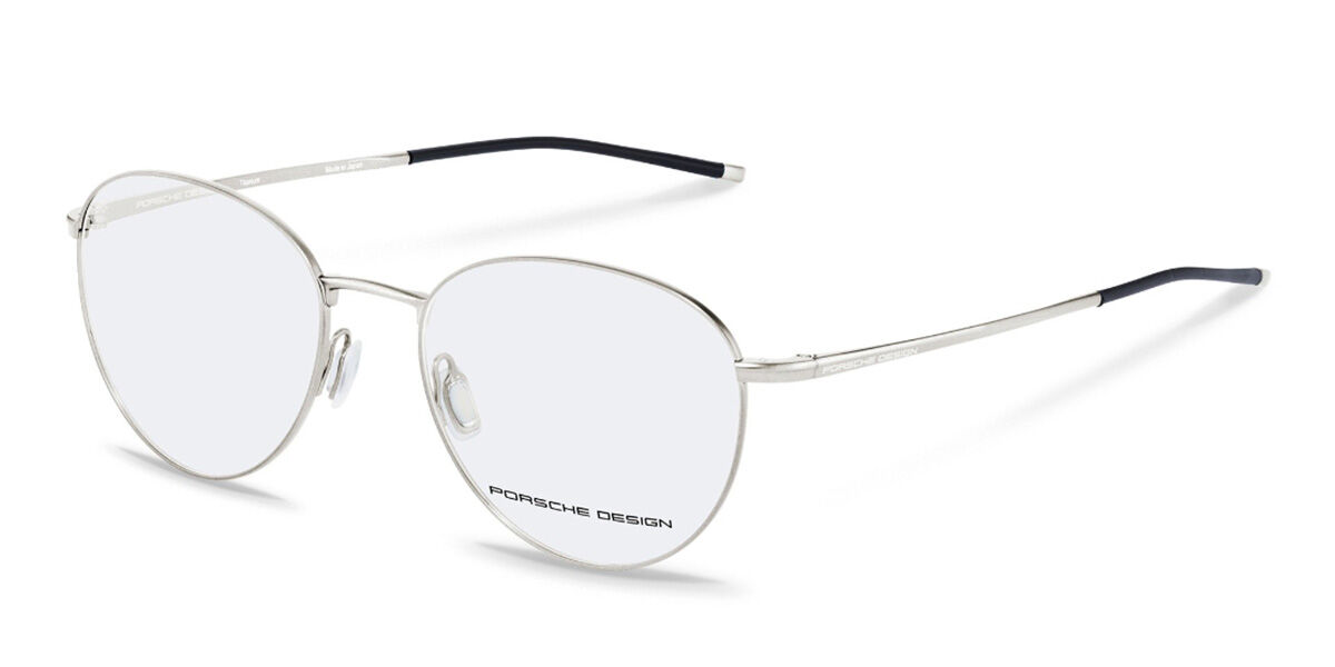 Image of Porsche Design P8387 D 53 Silvriga Glasögon (Endast Båge) Män SEK