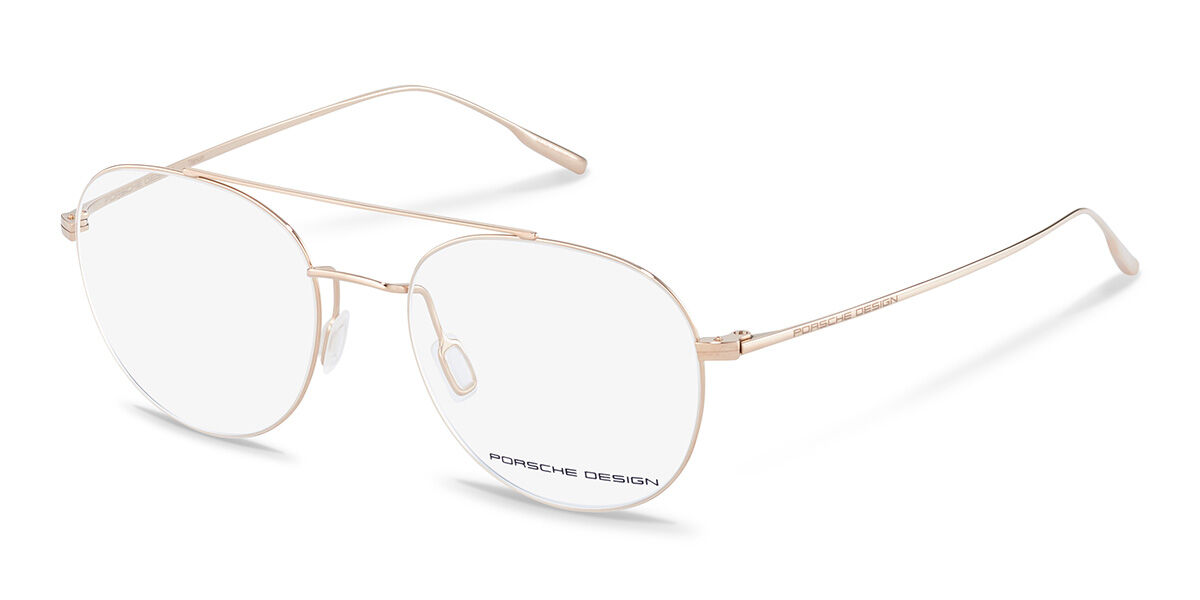 Image of Porsche Design P8395 B 52 Złote Męskie Okulary Korekcyjne PL