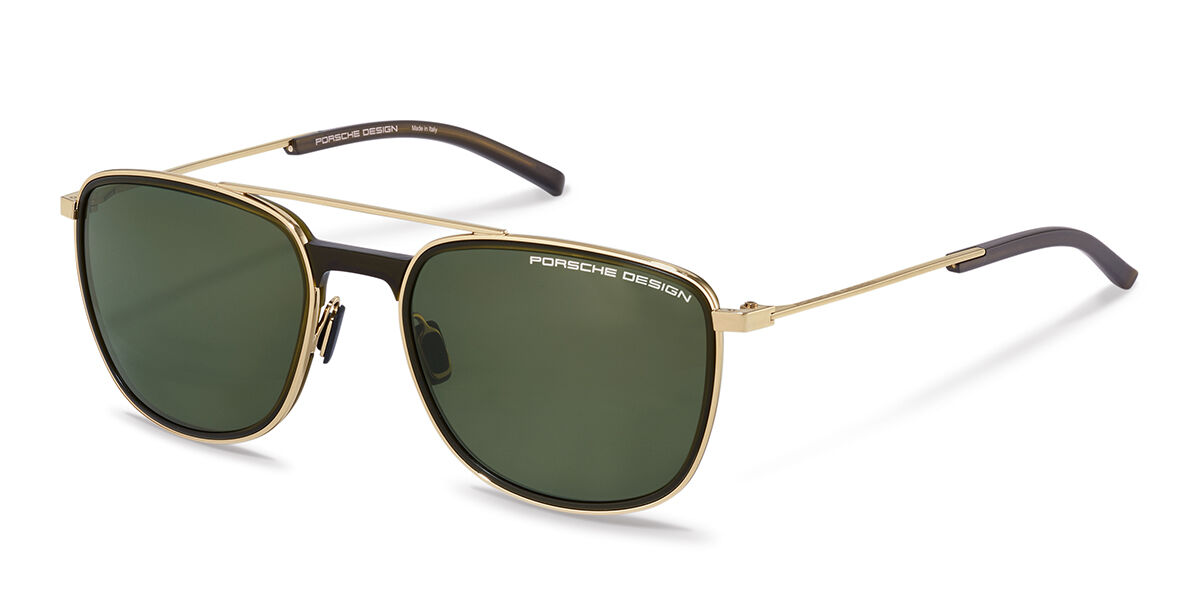 Image of Porsche Design P8690 B 57 Lunettes De Soleil Homme Dorées FR