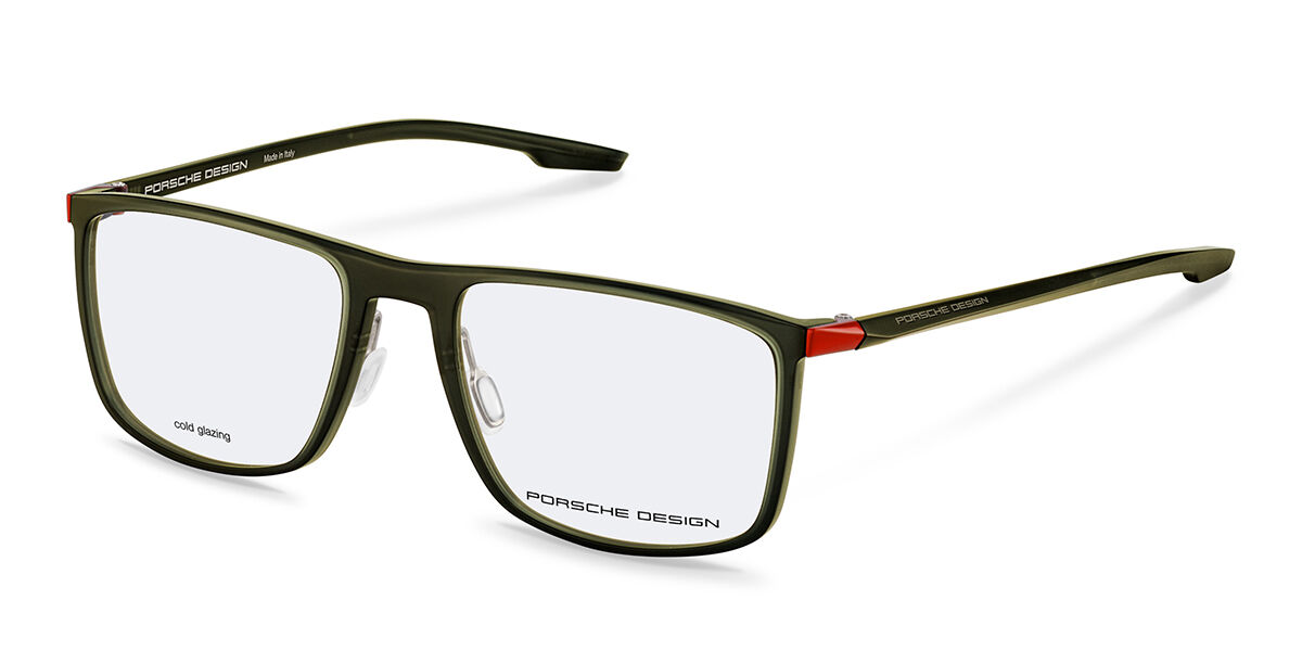 Image of Porsche Design P8738 C 56 Gröna Glasögon (Endast Båge) Män SEK