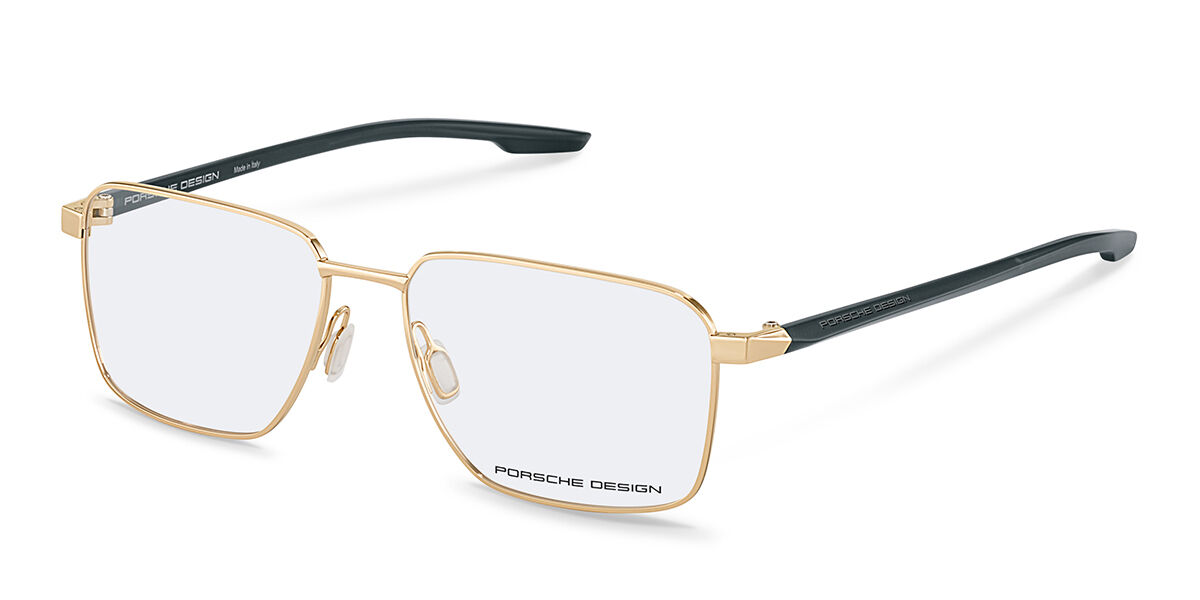 Image of Porsche Design P8739 B 57 Złote Męskie Okulary Korekcyjne PL