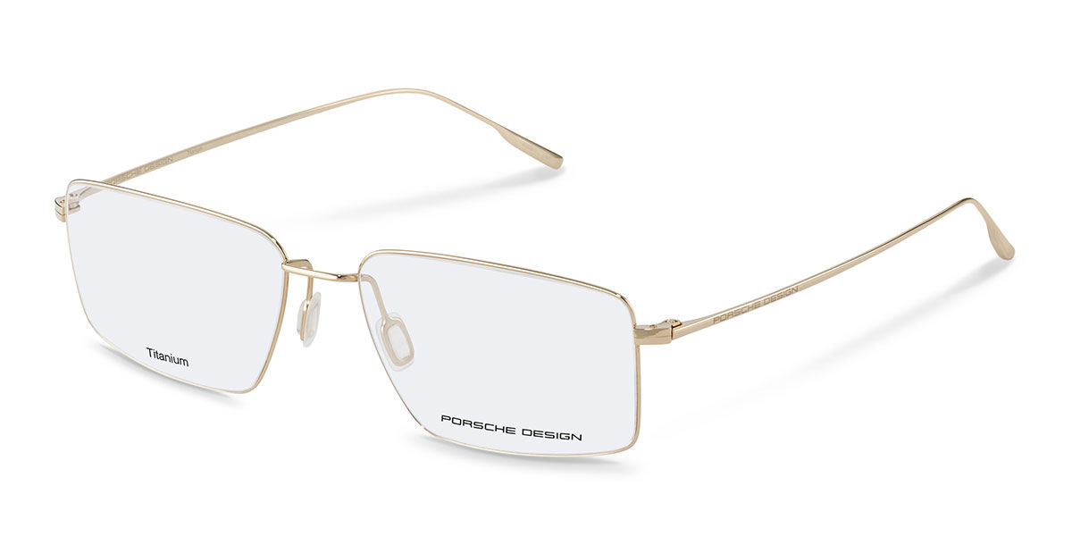 Image of Porsche Design P8750 B Óculos de Grau Dourados Masculino BRLPT