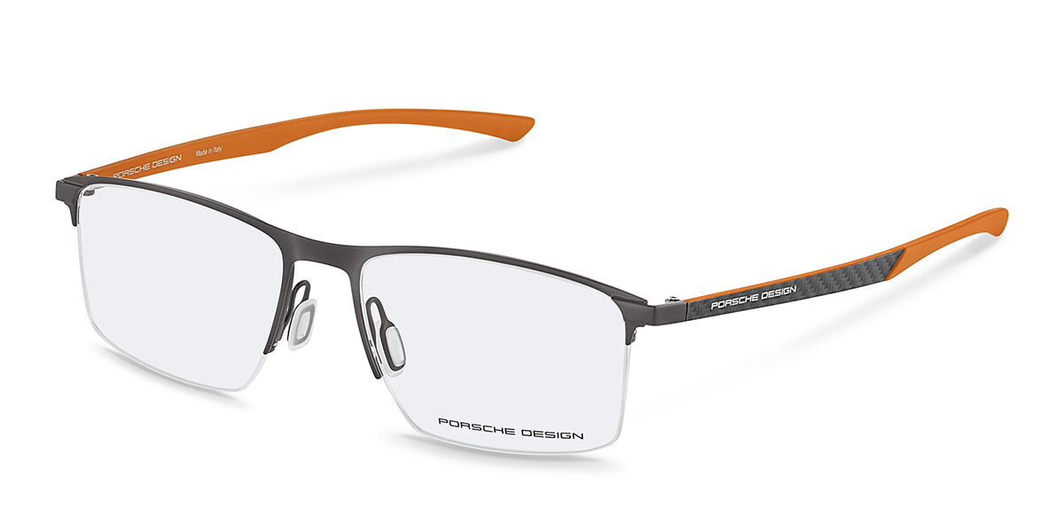 Image of Porsche Design P8752 D 55 Szare Męskie Okulary Korekcyjne PL