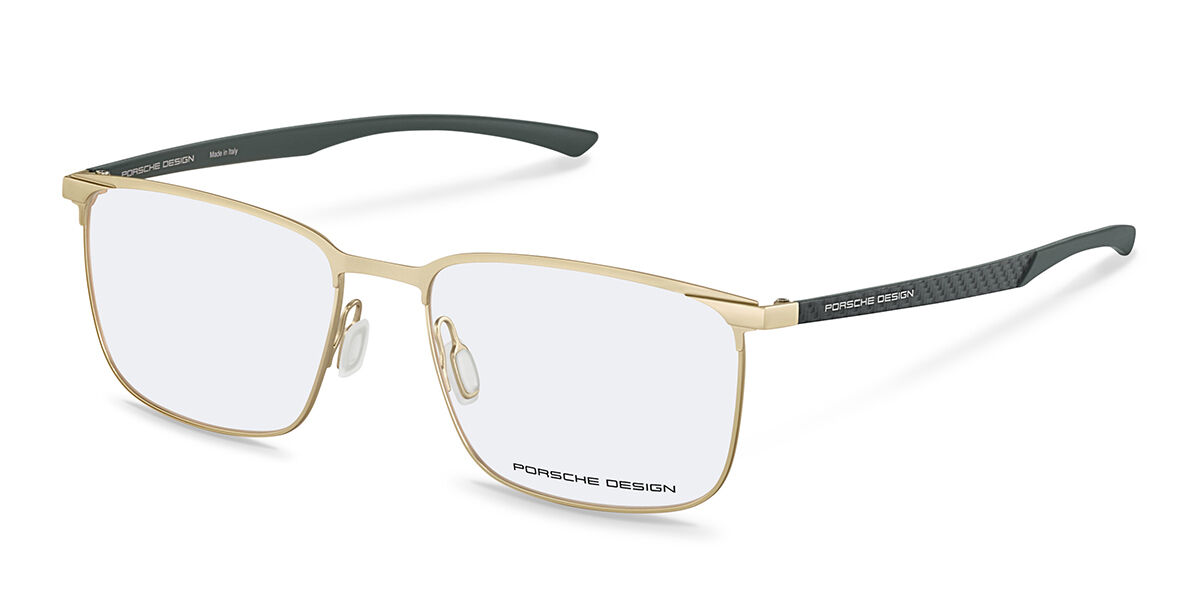 Image of Porsche Design P8753 C 55 Złote Męskie Okulary Korekcyjne PL