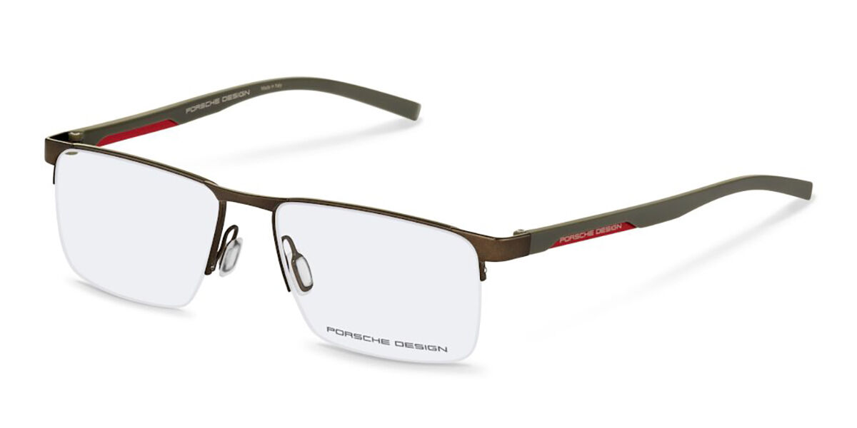 Image of Porsche Design P8775 D000 Óculos de Grau Marrons Masculino PRT