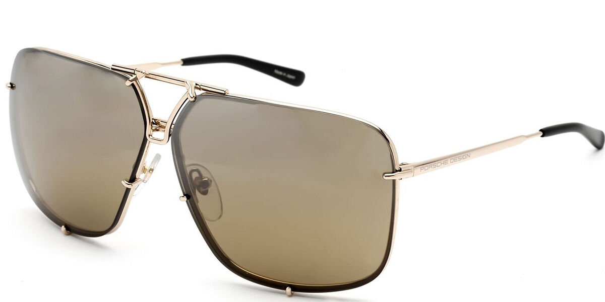 Image of Porsche Design P8928 B Óculos de Sol Dourados Masculino PRT