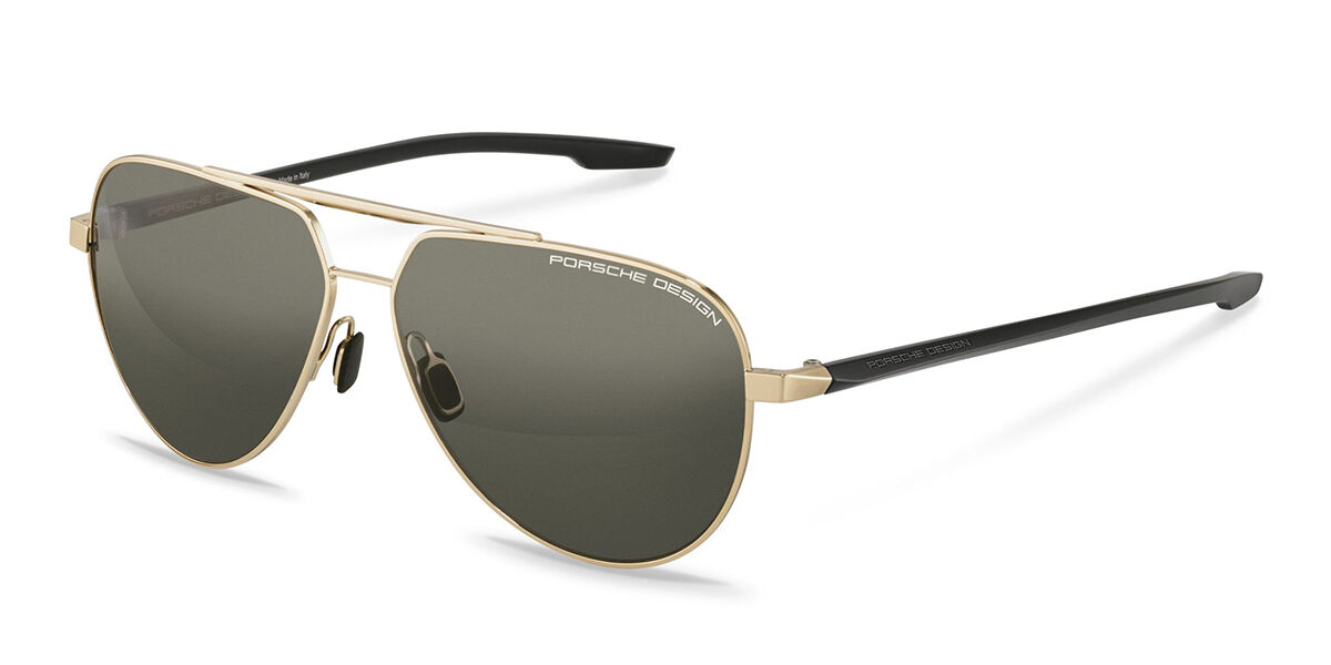 Image of Porsche Design P8935 Polarized B Óculos de Sol Dourados Masculino PRT