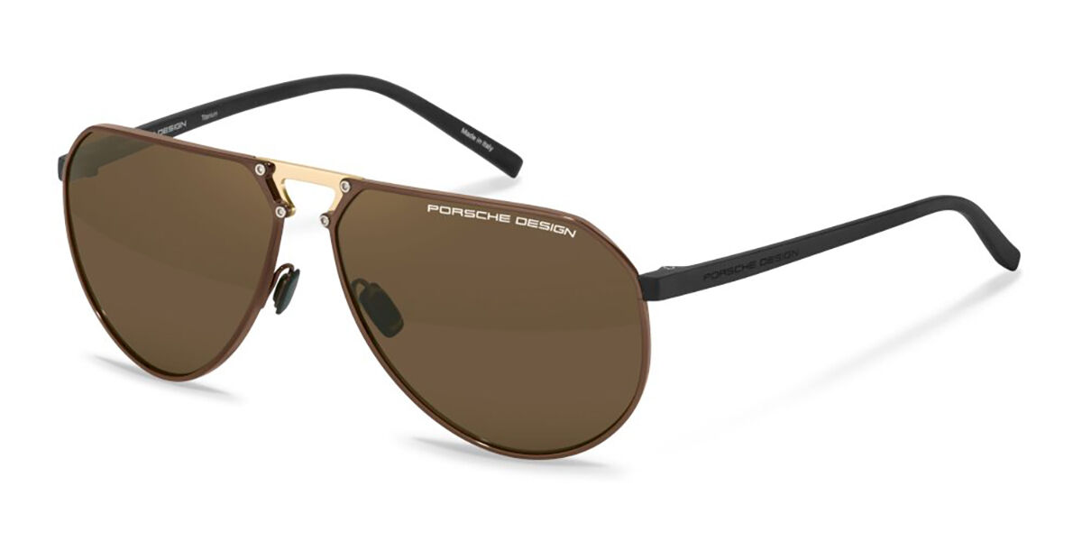 Image of Porsche Design P8938 E604 Óculos de Sol Marrons Masculino BRLPT