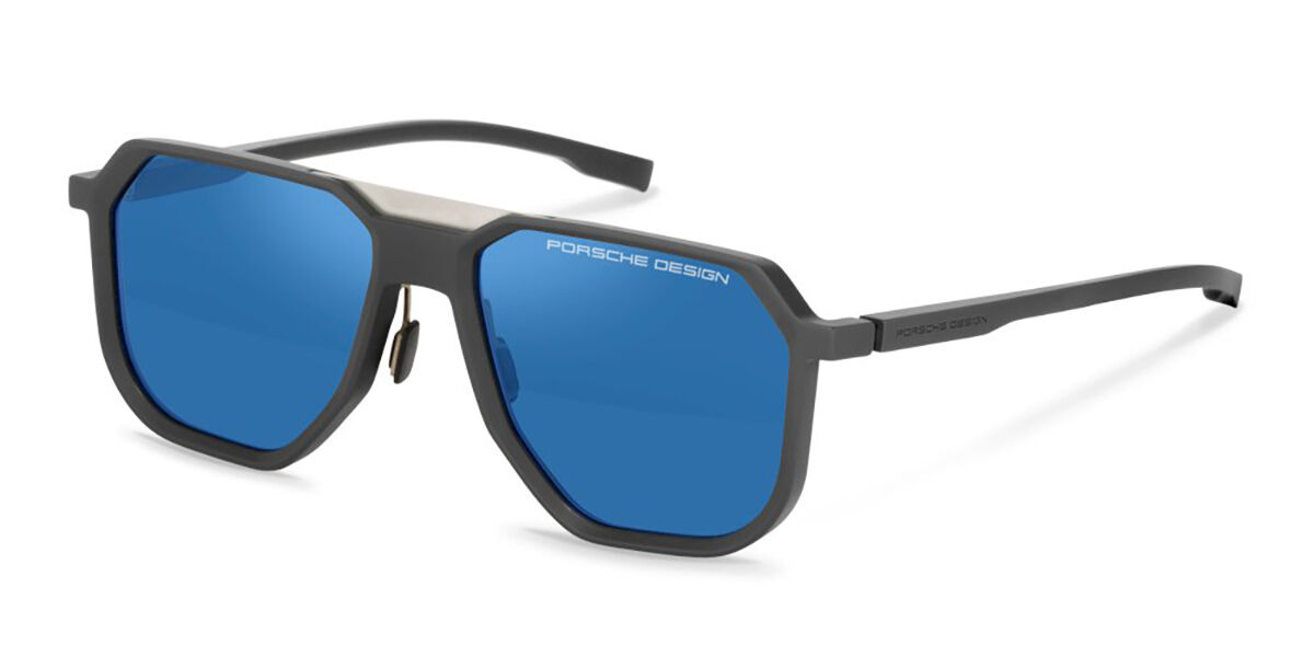 Image of Porsche Design P8980 D195 58 Lunettes De Soleil Homme Grises FR