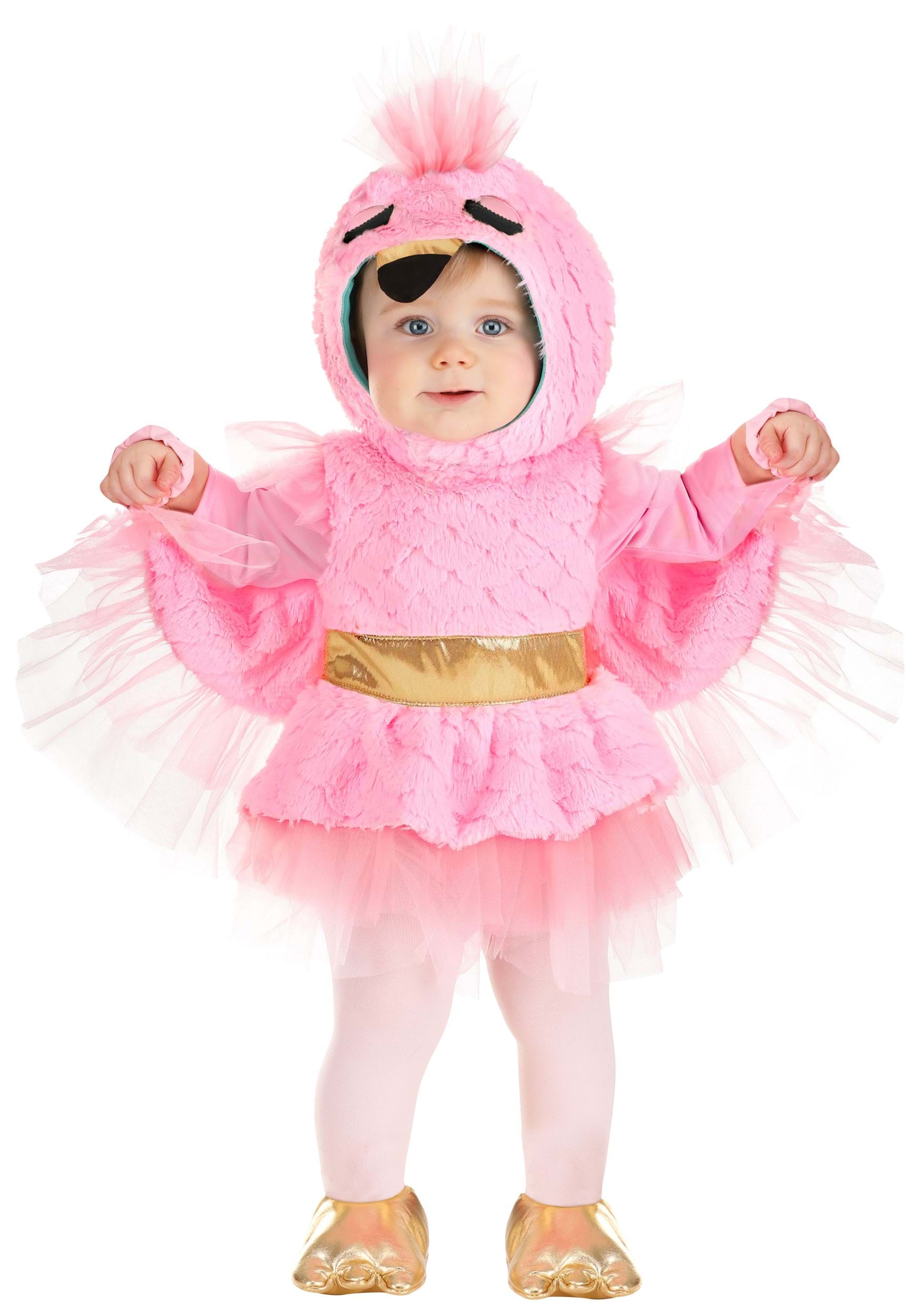 Image of Posh Peanut Baby Leliani Flamingo Costume ID FUN4292IN-0/3mo