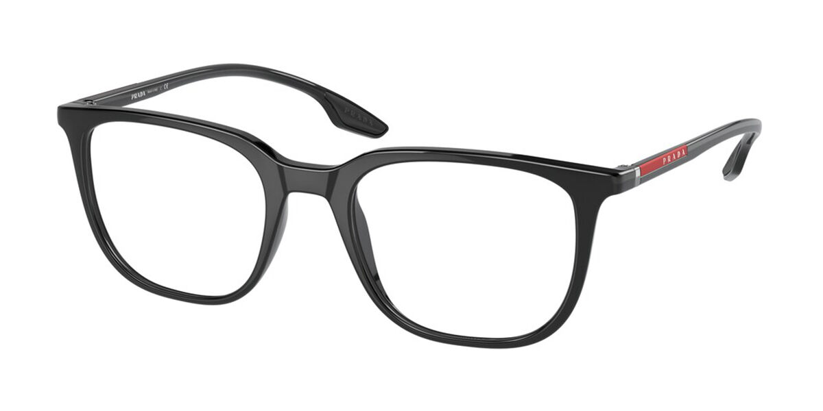 Image of Prada Linea Rossa PS01OV 1AB1O1 48 Czarne Męskie Okulary Korekcyjne PL