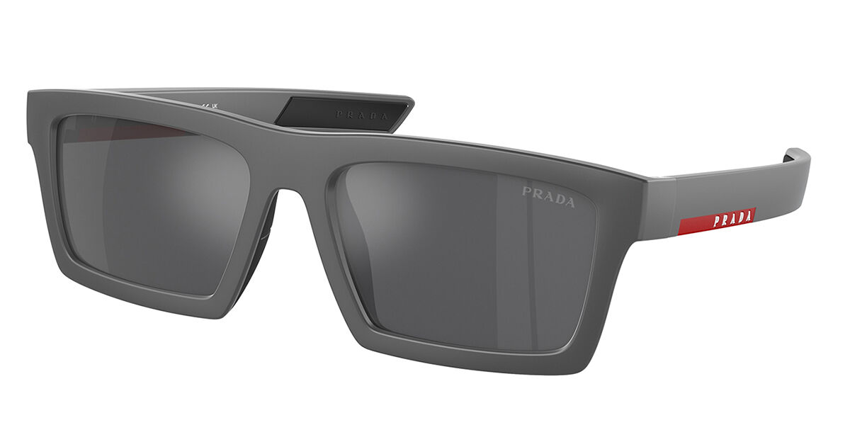 Image of Prada Linea Rossa PS02ZSU 18K60A Óculos de Sol Cinzas Masculino BRLPT