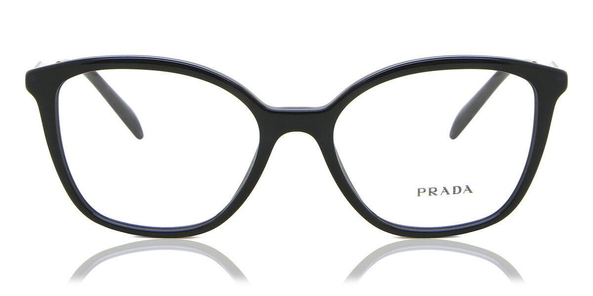 Image of Prada PR 02ZV 1AB1O1 54 Czarne Damskie Okulary Korekcyjne PL