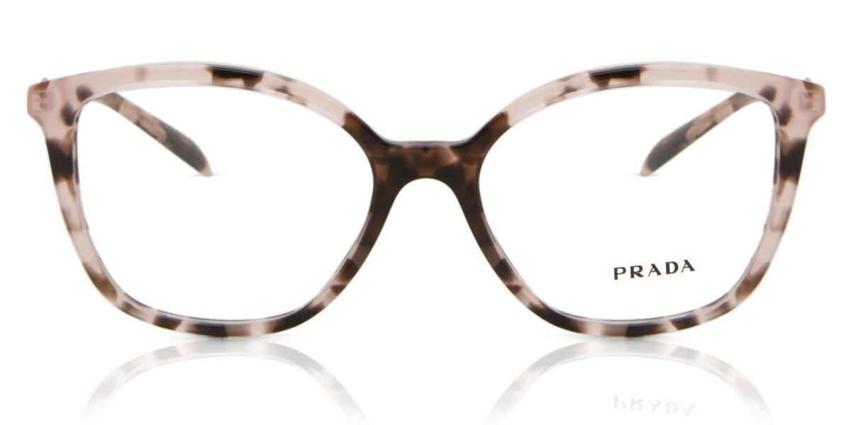 Image of Prada PR 02ZV ROJ1O1 Óculos de Grau Tortoiseshell Feminino PRT