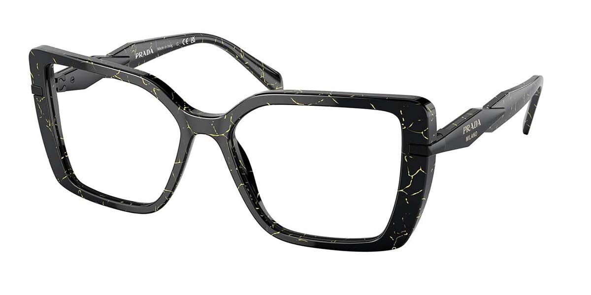 Image of Prada PR 03ZV 19D1O1 53 Czarne Damskie Okulary Korekcyjne PL