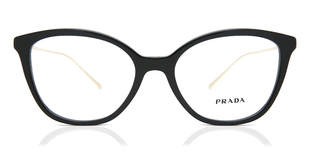 Image of Prada PR 11VV 1AB1O1 Óculos de Grau Pretos Feminino PRT