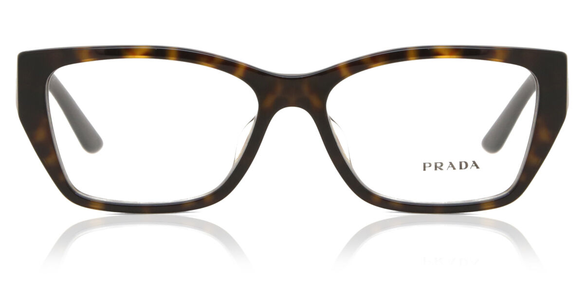 Image of Prada PR 11YVF Asian Fit 2AU1O1 Óculos de Grau Tortoiseshell Feminino PRT
