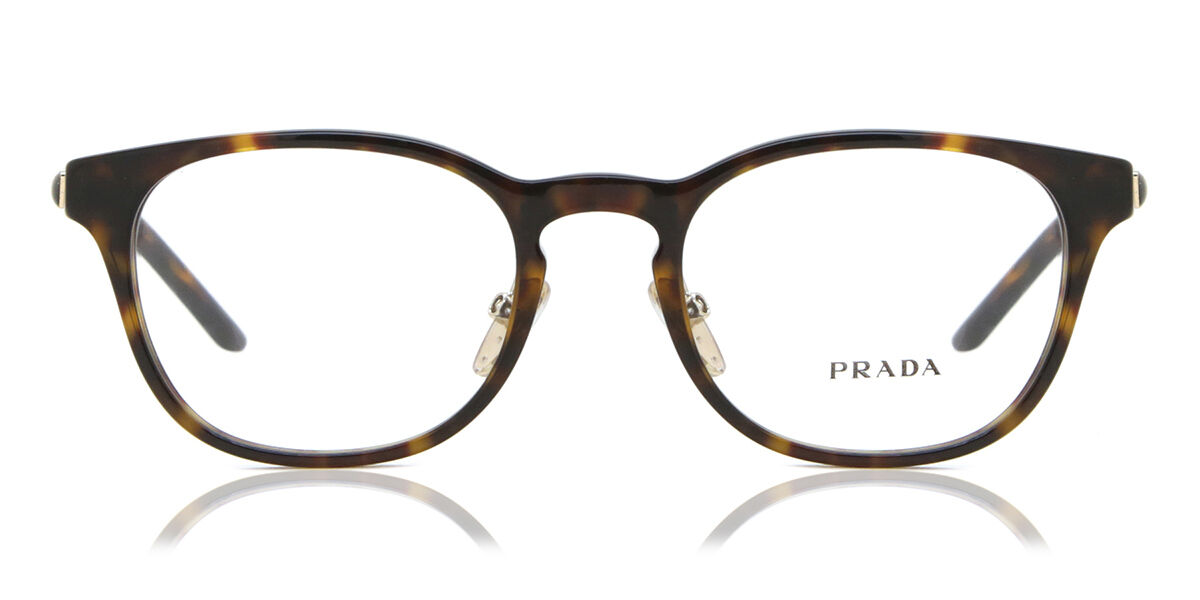 Image of Prada PR 12ZVD Asian Fit 2AU1O1 Óculos de Grau Tortoiseshell Feminino PRT