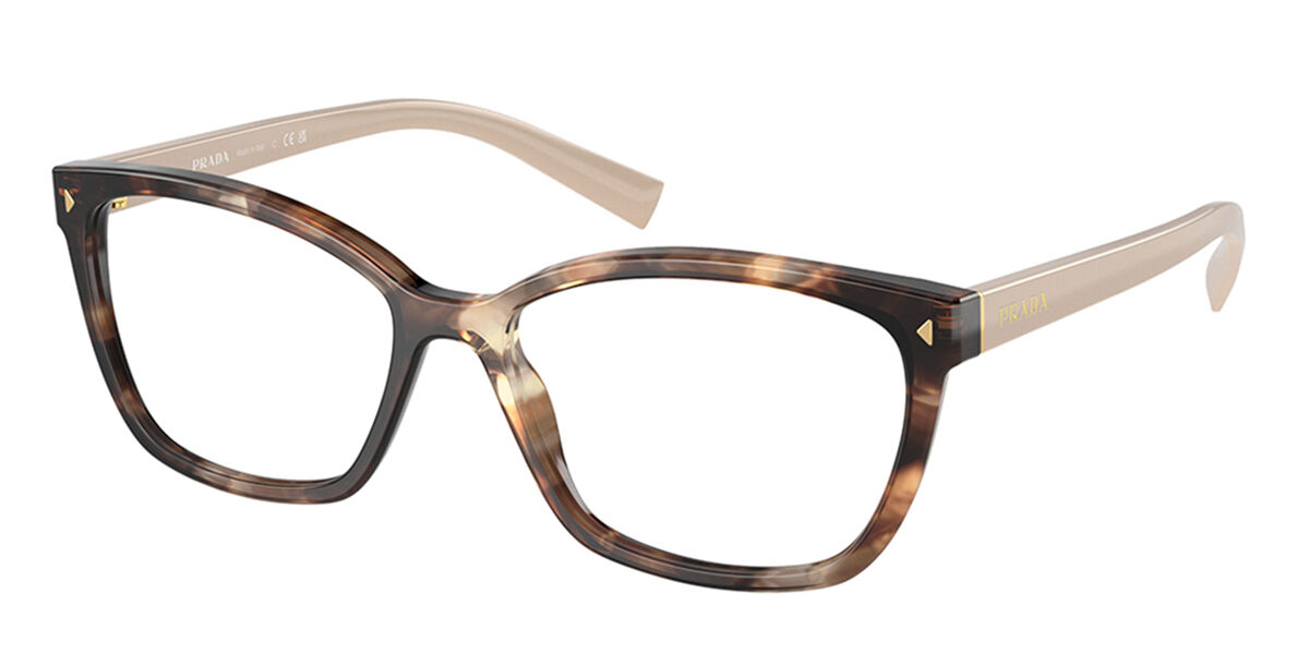 Image of Prada PR 15ZV 07R1O1 53 Tortoiseshell Damskie Okulary Korekcyjne PL