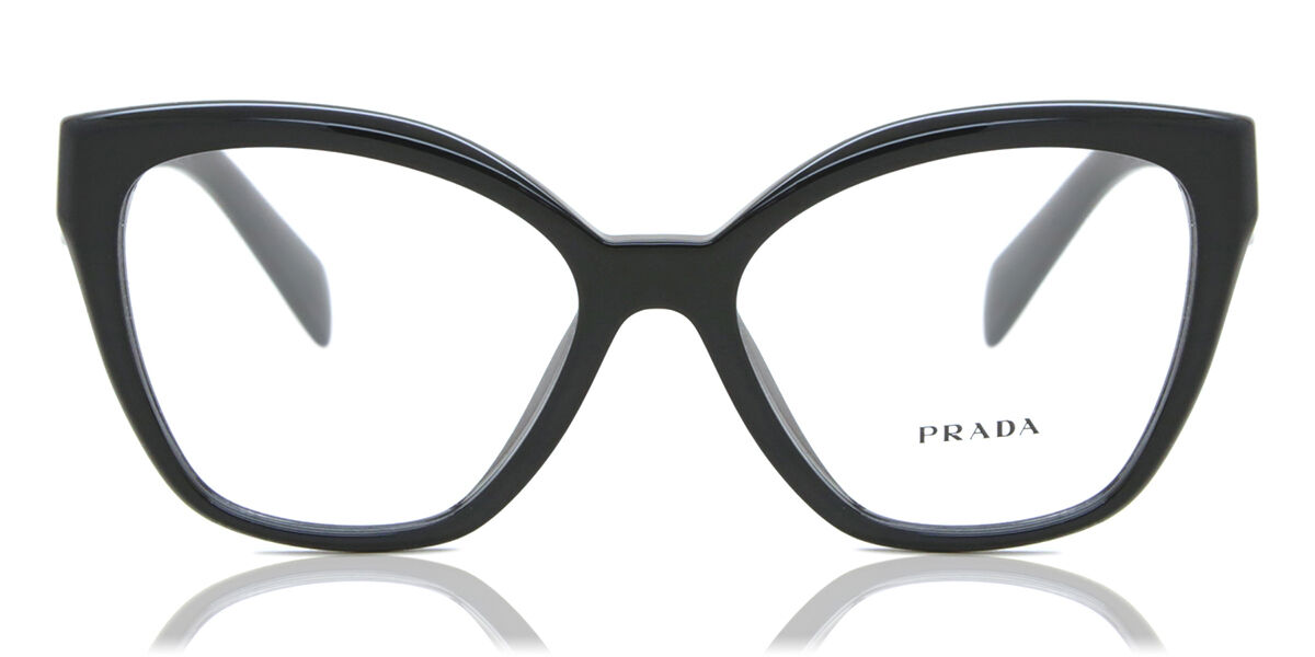 Image of Prada PR 20ZV 16K1O1 54 Svarta Glasögon (Endast Båge) Kvinna SEK