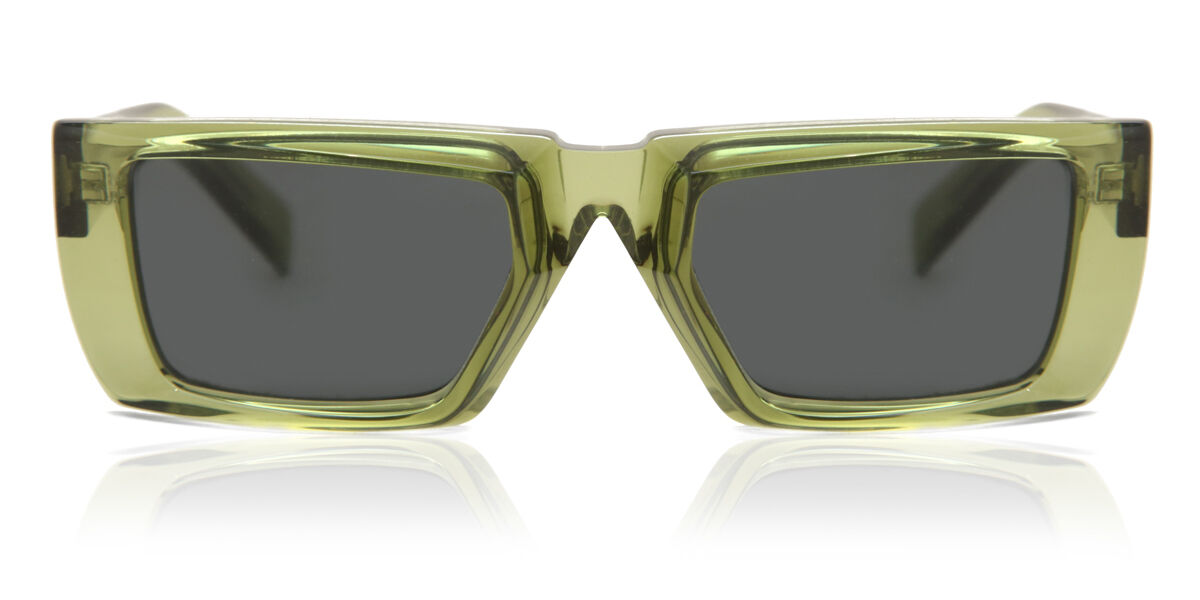 Image of Prada PR 24YS 19B5S0 Óculos de Sol Verdes Masculino PRT