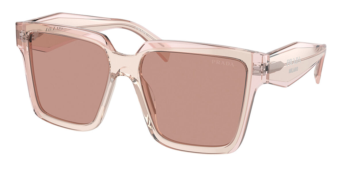 Image of Prada PR 24ZS 13I08M 56 Lunettes De Soleil Femme Roses FR