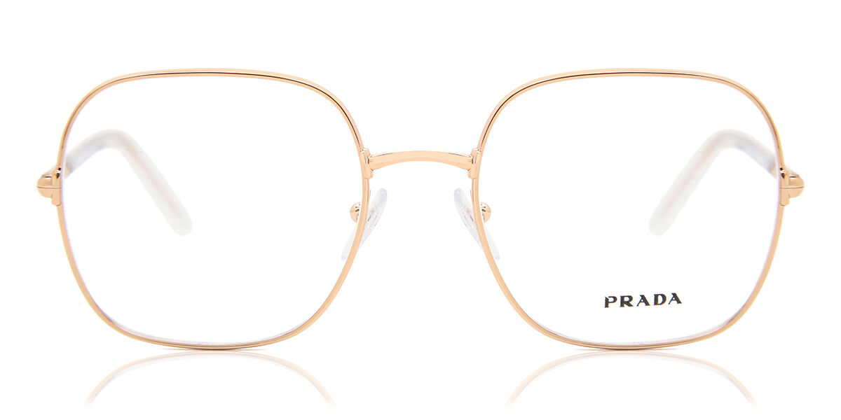 Image of Prada PR 56WV SVF1O1 Óculos de Grau Rose-Dourados Feminino BRLPT