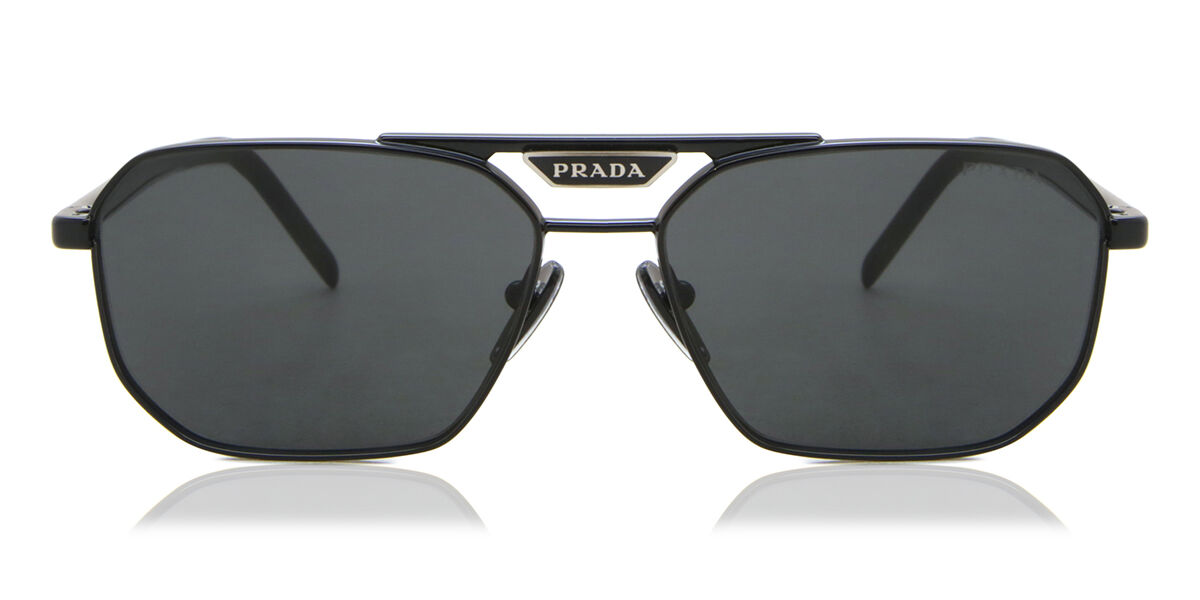 Image of Prada PR 58YS 1AB5S0 57 Lunettes De Soleil Homme Noires FR