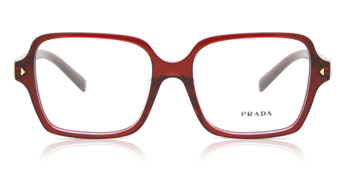 Image of Prada PR A02V 16P1O1 Óculos de Grau Transparentes Feminino BRLPT