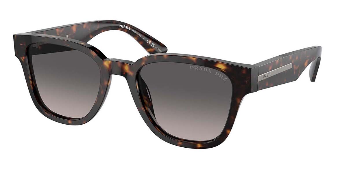 Image of Prada PR A04S Polarized 19J09G Óculos de Sol Tortoiseshell Masculino PRT