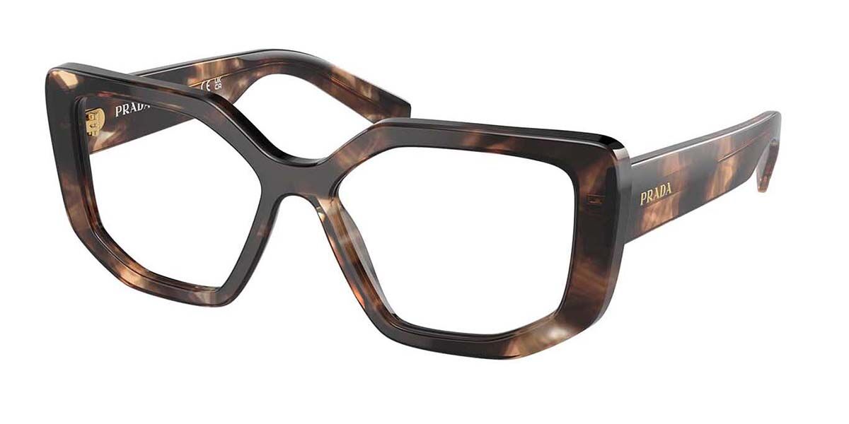 Image of Prada PR A04V 07R1O1 Óculos de Grau Tortoiseshell Feminino PRT