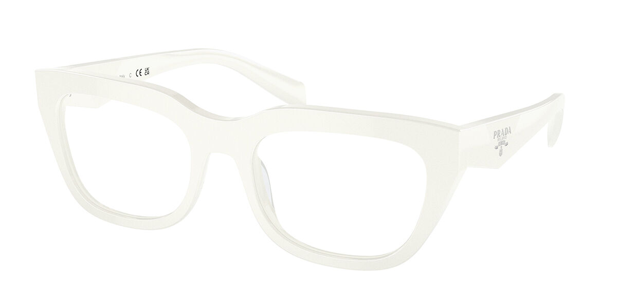 Image of Prada PR A06V 17K1O1 Gafas Recetadas para Mujer Blancas ESP