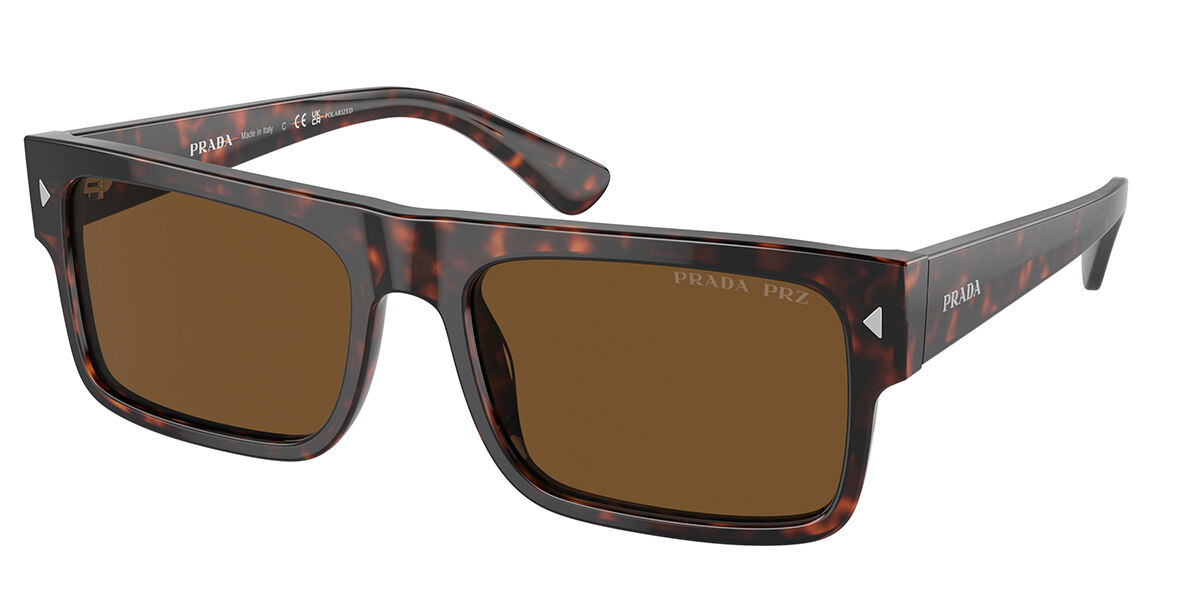 Image of Prada PR A10S Polarized 17N01D Óculos de Sol Tortoiseshell Masculino BRLPT