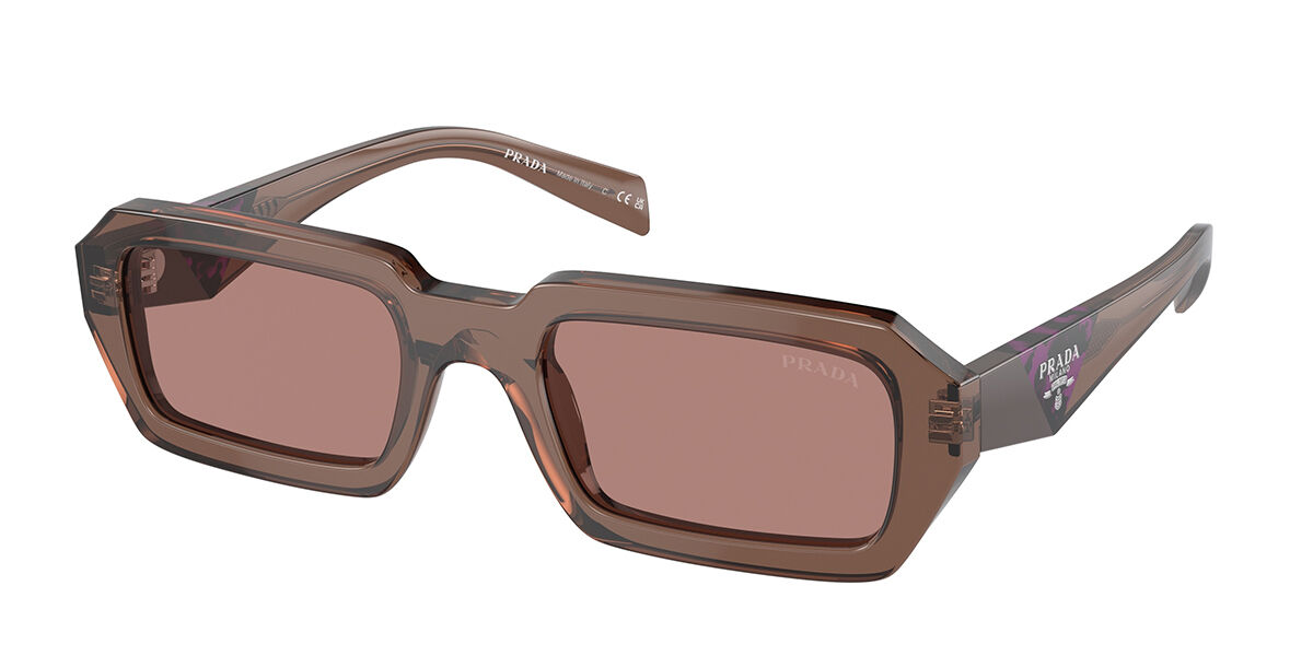 Image of Prada PR A12S 17O60B Óculos de Sol Marrons Feminino PRT