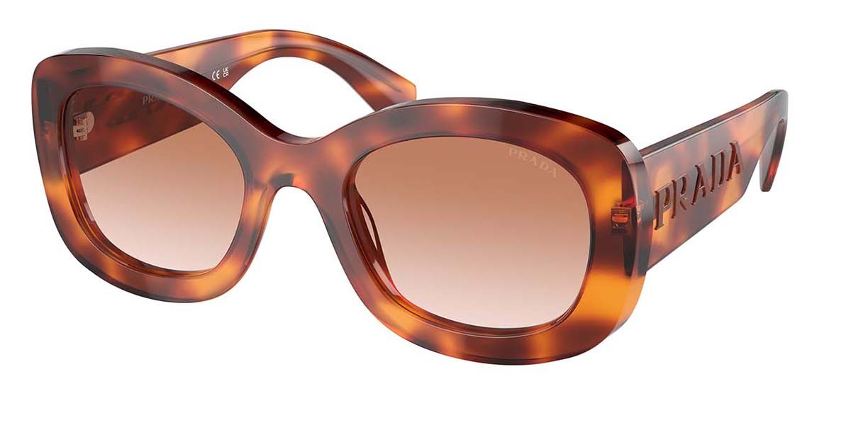 Image of Prada PR A13S 18R70E Óculos de Sol Tortoiseshell Feminino BRLPT