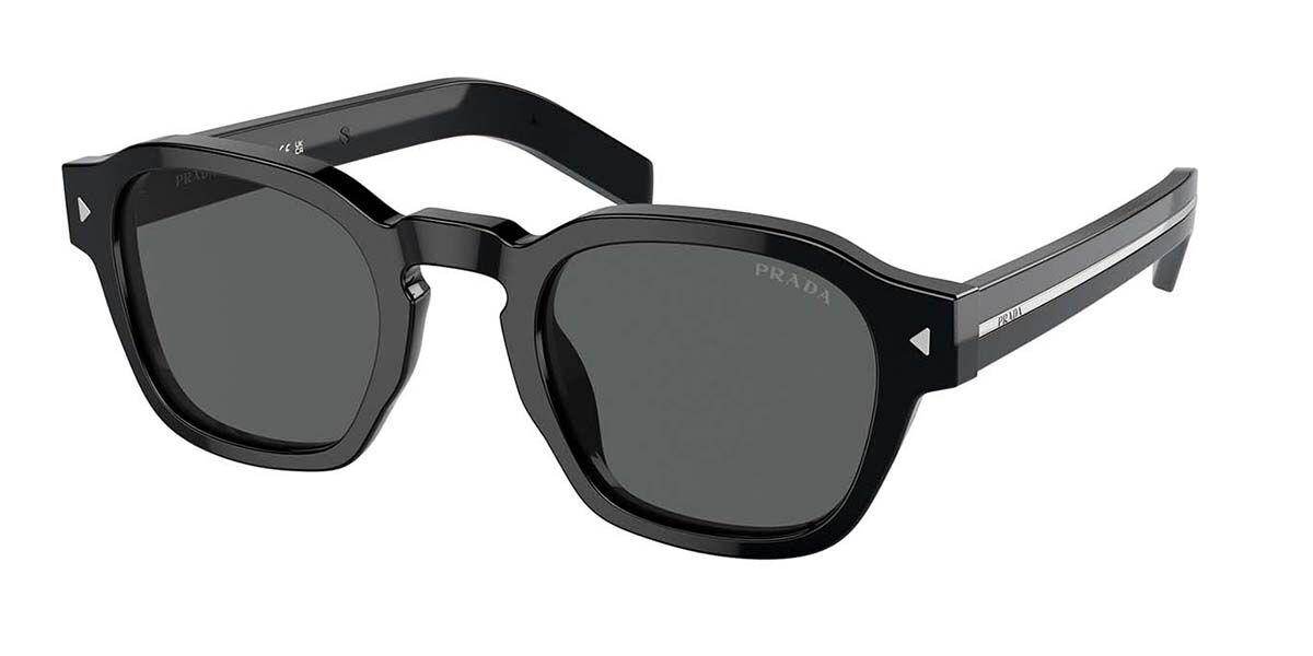 Image of Prada PR A16S 16K731 Óculos de Sol Pretos Masculino PRT