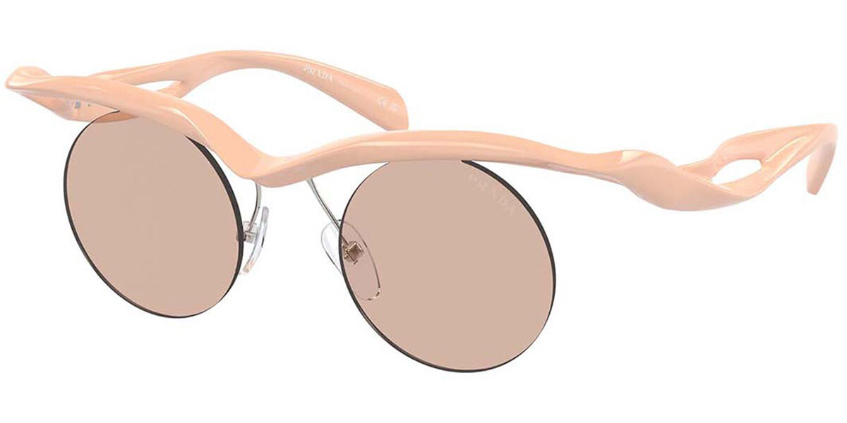 Image of Prada PR A18S 18Q4I2 43 Lunettes De Soleil Homme Roses FR