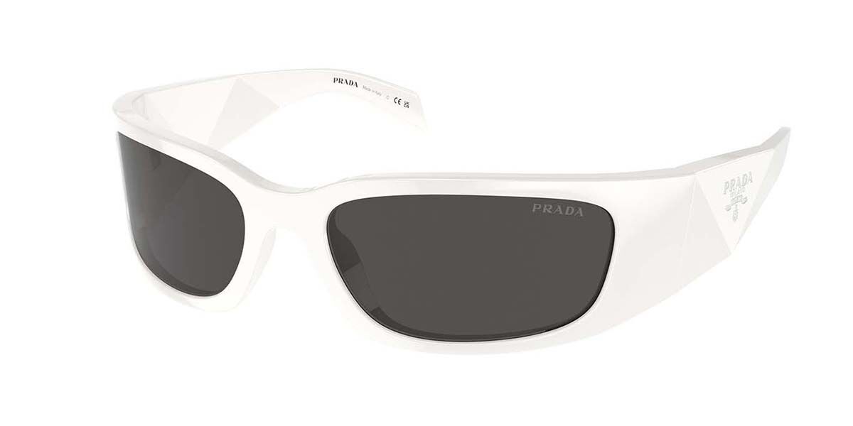 Image of Prada PR A19S 1425S0 Óculos de Sol Brancos Masculino BRLPT