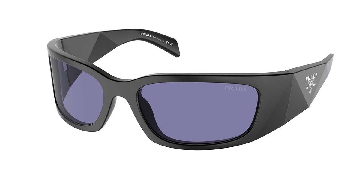 Image of Prada PR A19S 1BO40G 60 Lunettes De Soleil Homme Noires FR