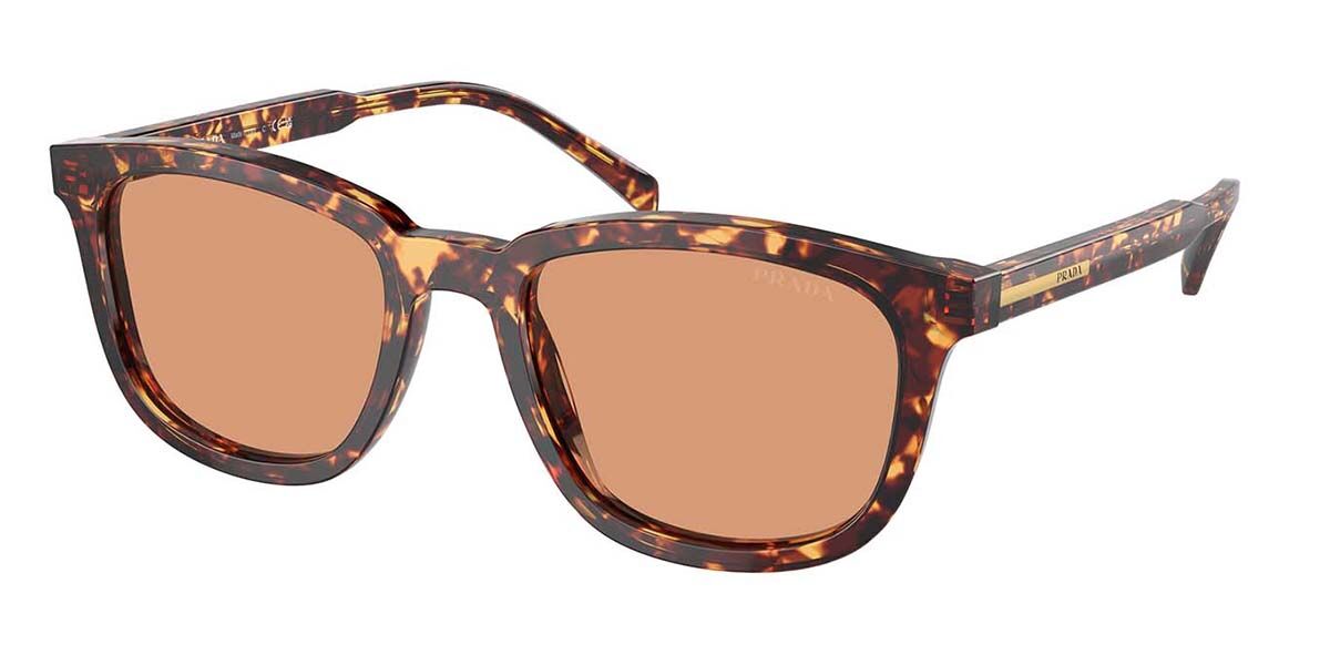 Image of Prada PR A21S 14O07V 53 Lunettes De Soleil Homme Tortoiseshell FR