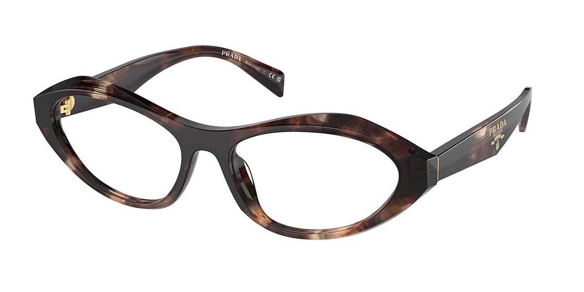 Image of Prada PR A21V 14P1O1 Óculos de Grau Tortoiseshell Feminino PRT